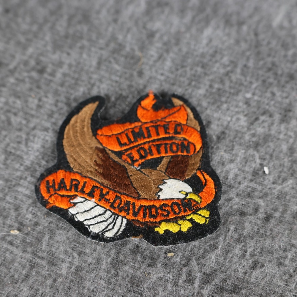 VTG Harley-Davidson Limited Edition Eagle Embroidered Patch Official Licensed